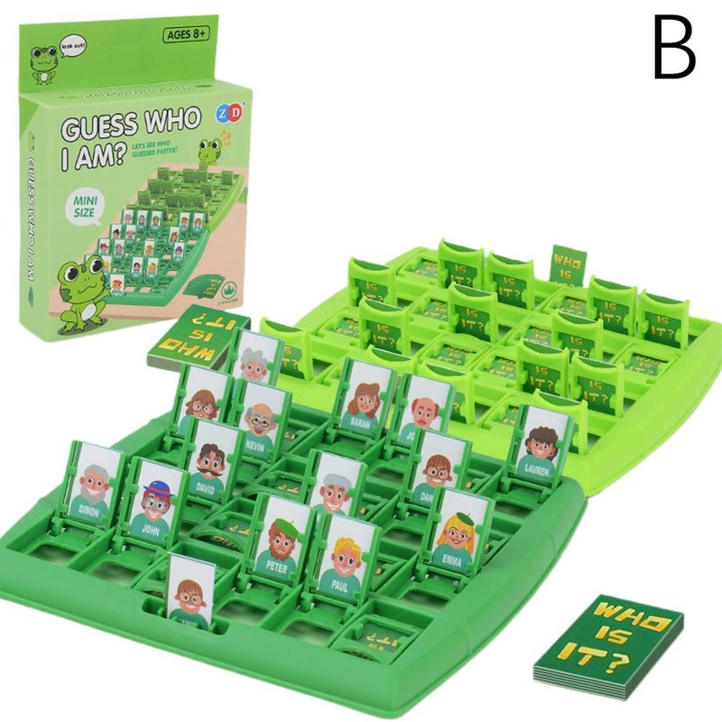 Children's "Guess Who I Am" educational toy: Interactive and fun board game for developing logical thinking skills.